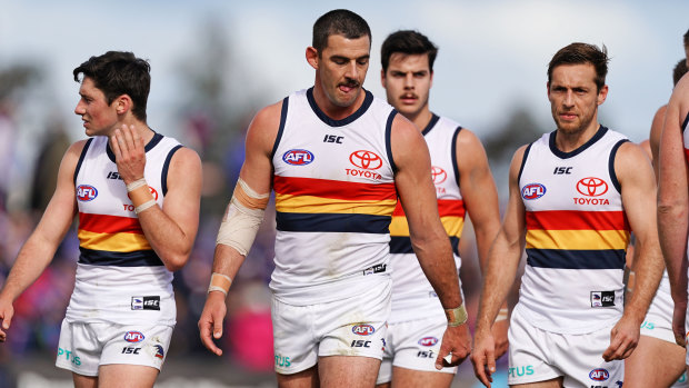 Taylor Walker kicked five goals but did not set a good tone for the Crows.