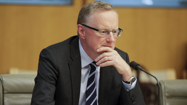RBA governor Philip Lowe: The central bank's low interest rates are hurting the big banks.