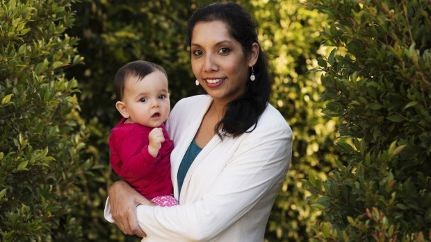 Andrea Christie-David, pictured with her daughter Marielle Ferry, has started her own business.  