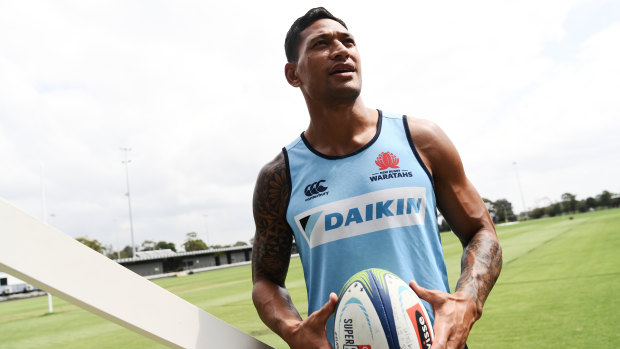 Faith: Folau has alluded to being persecuted for his beliefs 