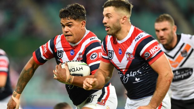 Man in demand: Roosters star Latrell Mitchell.