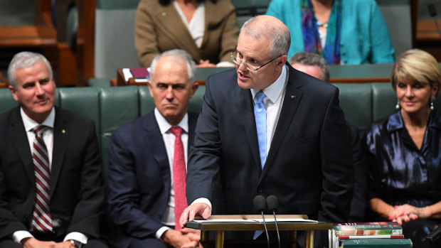 Federal Treasurer Scott Morrison hands down his third Federal Budget in Canberra on Tuesday.