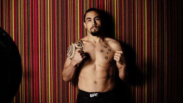 UFC fighter Robert Whittaker is due to attend a "fight island" event this month.