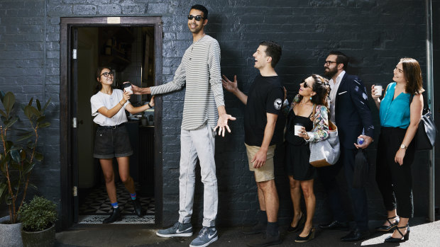 Kewal Shiels has held the mantle of tallest man in this country since the Australian Book of Records was first printed in 2017. 