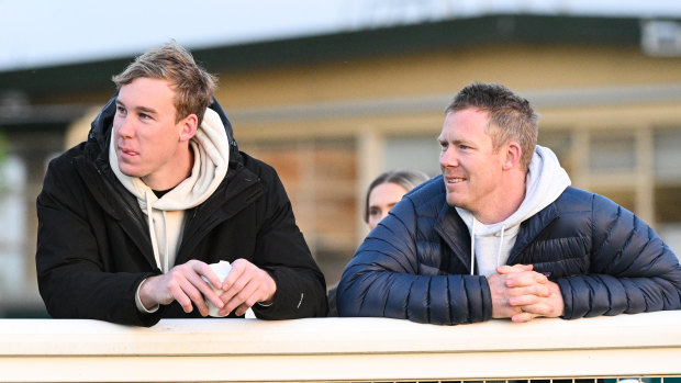 Tom Lynch (left) is more important than ever to Richmond since Jack Riewoldt’s retirement.