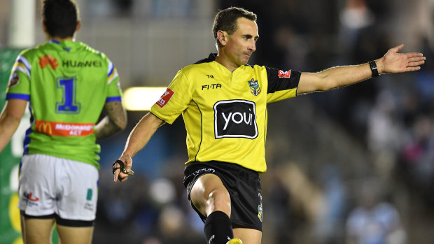 Offside: Two major errors of judgment went in favour of the Sharks against the Raiders.
