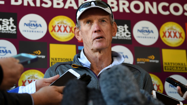 Standing his ground: Wayne Bennett is still Bribane coach – for now.