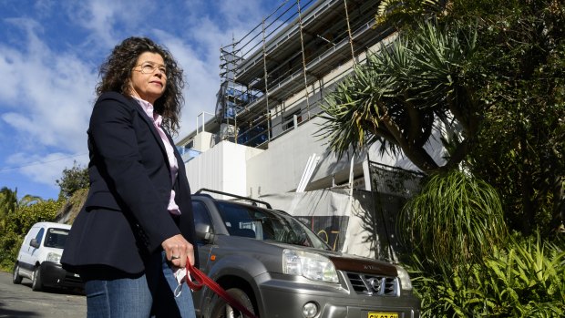 Kate Morgan and her family have endured disruptive noise from a construction site near their home in Tamarama.