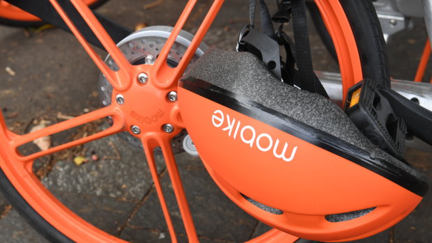 Mobike and Lime are the  only bike share companies operating in Sydney at the moment.