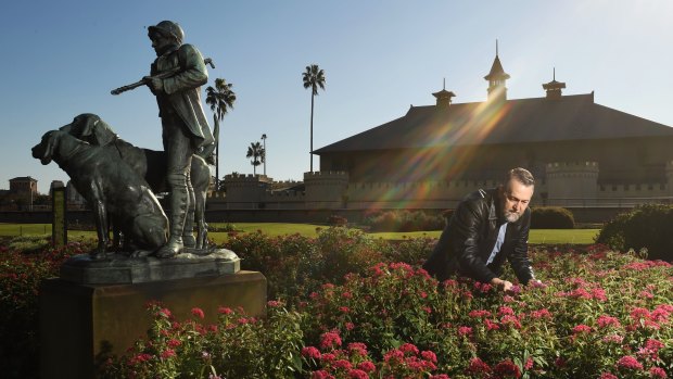 Jimmy Turner in the trial gardens where 200 plants were tested, and 40 made the list of the top plants for Sydney. 