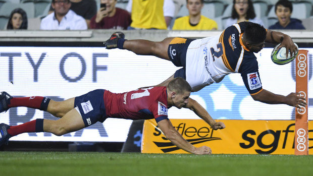 Folau Faingaa almost scored a spectacular try last week reminiscent of an NRL winger.