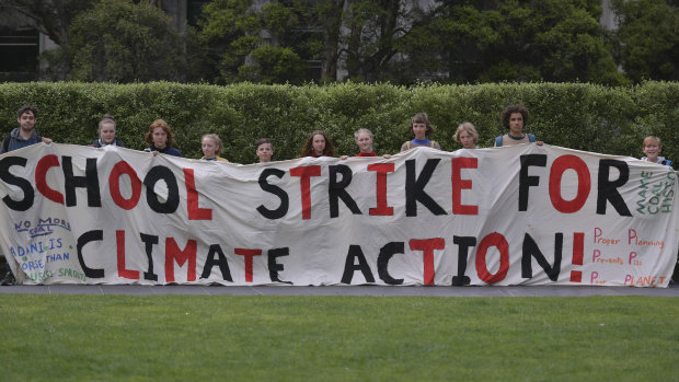 Students are planning to go on strike to demand serious climate action. 
