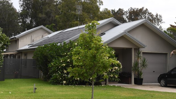 Julieanne Williamson's waterfront house at Brightwaters on the shores of Lake Macquarie.