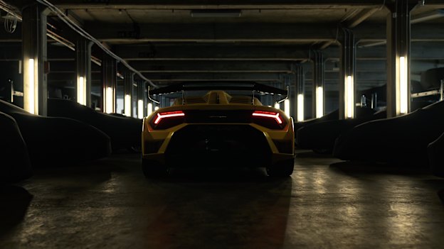 Lighting plays a big part of the space’s mysterious allure.