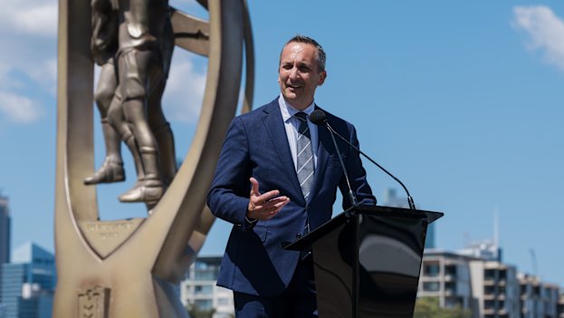 Andrew Abdo is coming up to his one-year anniversary in charge of the NRL.