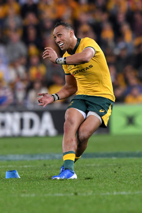 Leali'ifano kicked four from four against Argentina in his Test comeback.