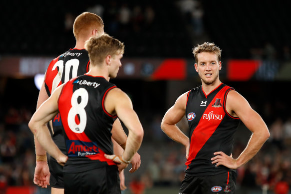 The Bombers were taken apart by Fremantle in the second half.