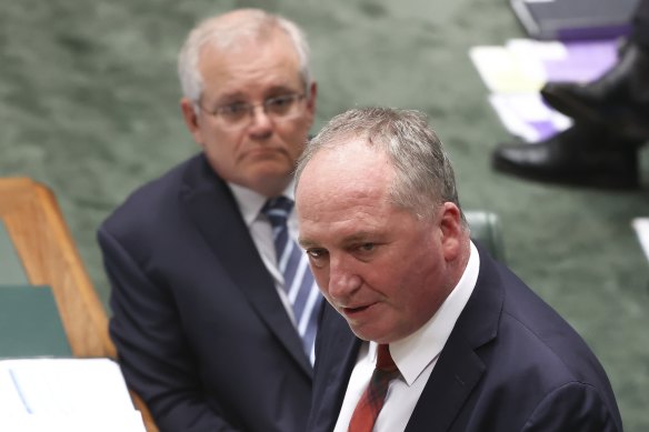 Deputy Prime Minister Barnaby Joyce needs Prime Minister Scott Morrison to stump up the cash for a rural fund ahead of the election. 