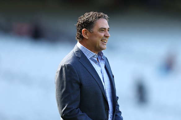 Melbourne great and Fox Footy host Garry Lyon.