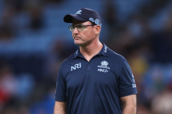 Head coach of the Waratahs Dan McKellar.