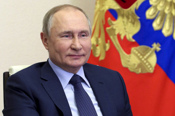 Russian President Vladimir Putin has goaded the West over Ukraine.
