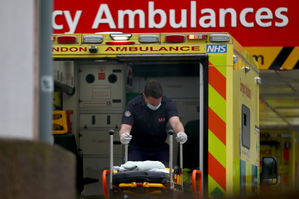 Ambulance callouts have increased as record numbers of coronavirus patients have been admitted to hospital in England. 