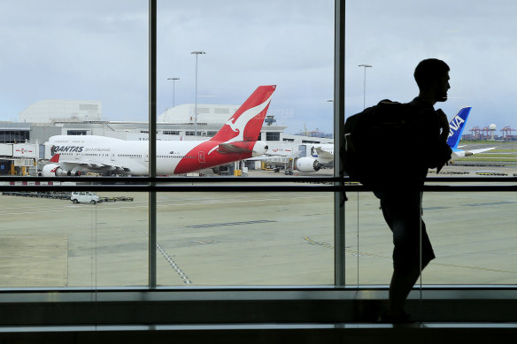 Qantas said the app will be ready for use international travel resumes.