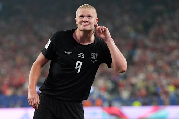 What’s that you say? Erling Haaland is scoring goals for Norway at the World Cup.