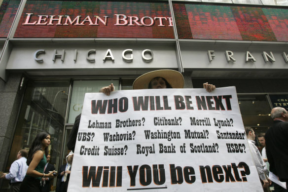Lehman Brothers was the first bank to collapse in the global financial crisis.