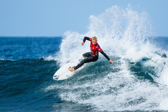 Ethan Ewing’s promising 2023 season is in serious doubt after a spill at Teahupo’o in Tahiti.