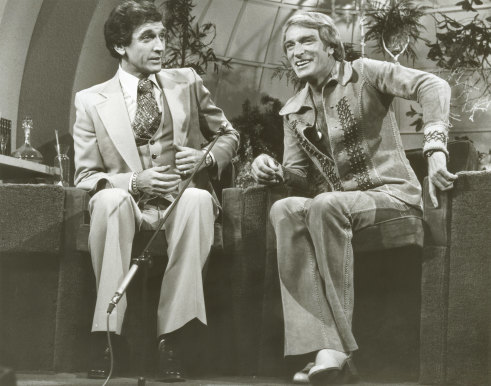 Don Lane and Frank Ifield in the 1970s.