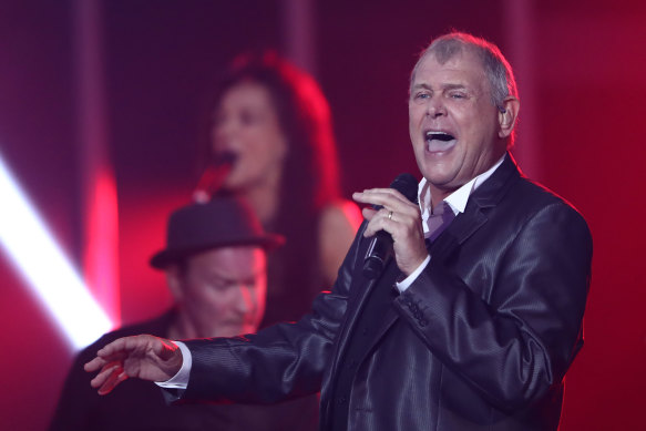 John Farnham performing in 2016.