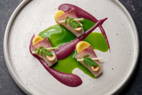  Hamachi Sumac Sashimi at Moonrise.