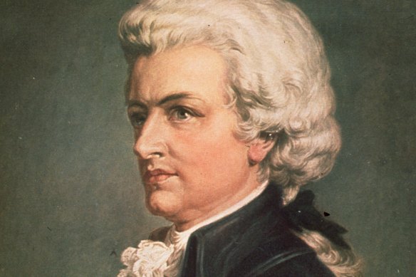 Austrian composer Wolfgang Amadeus Mozart.