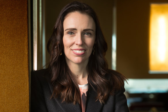 Ardern's Labour governs with support from NZ First and the Greens.