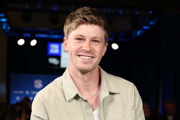 Robert Irwin combines TV work with his efforts to promote wildlife conservation.