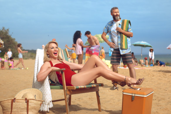 Kylie Minogue and comedian Adam Hills star in Tourism Australia's new $15 million campaign that is designed to attract more British tourists.
