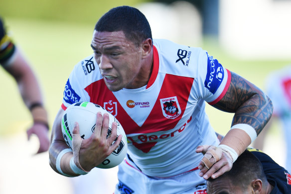 Newcastle-bound Dragons forward Tyson Frizell is among the players who could have been affected had the NRL season continued into November.