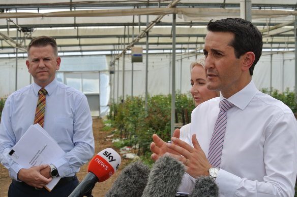 Opposition Leader David Crisafulli and Deputy Jarrod Bleijie slammed the Labor government’s “cover up” of the Redlands Hospital report.