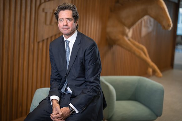 Former AFL chief executive and now Tabcorp CEO, Gillon McLachlan.