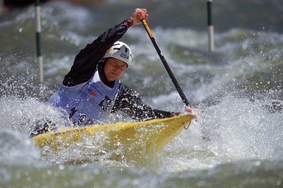 Olympic paddler David Hearn has been accused of destroying government property.