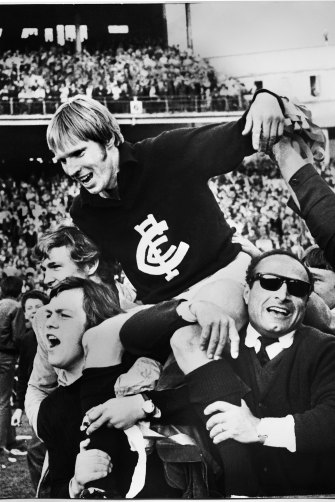 Ted Hopkins starred in the second half for the Blues.