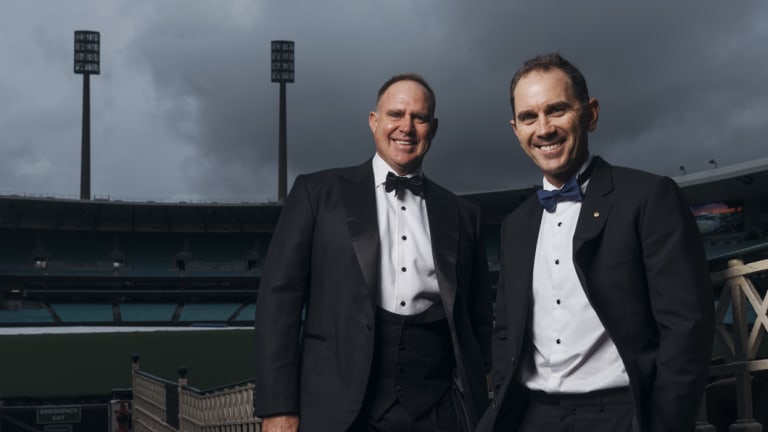 Fire up: Opening great Matthew Hayden (left) wants his former partner's Australia side to play tough.