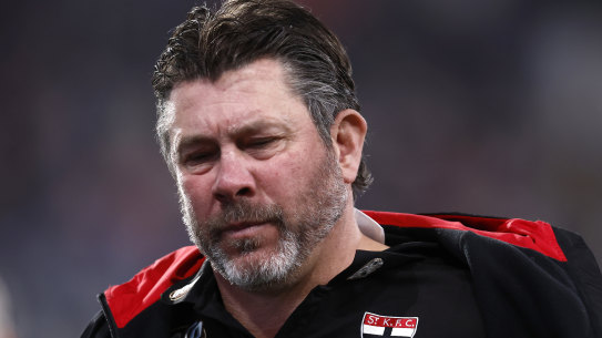 St Kilda coach Brett Ratten has been sacked following the club’s review of its poor second half of the season.