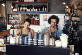 Cafe staff.