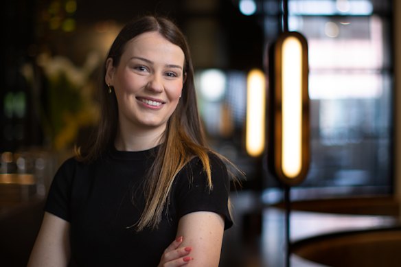Sommelier April Farkashazy, an award finalist last year.