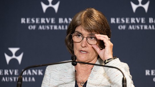 Reserve Bank governor Michele Bullock.