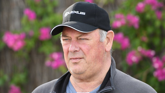 Trainer Mike Moroney has been hospitalised with lung and breathing issues.