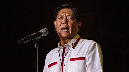 Marcos lost narrowly to Leni Robredo in the vice-presidential race in 2016.
