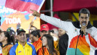 President Nicolas Maduro speaks to pro-government supporters after a referendum regarding Venezuela’s claim to the Essequibo, a region administered and controlled by Guyana. 